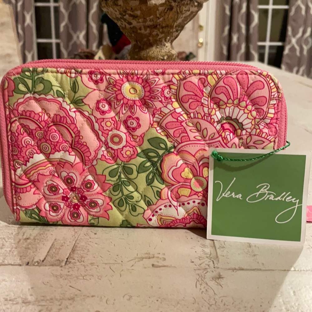 Vera Bradley Petal Pink Zip Wallet
